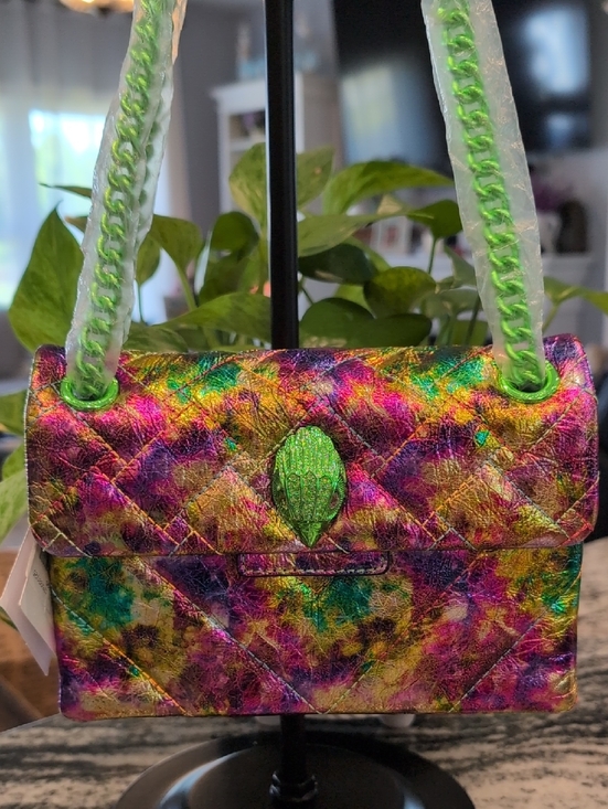 Kurt Geiger Handbags - Kurt Geiger RARE Metallic Multicolor Quilted Mini Kensington Bag